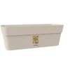 Stefanplast Flower box with tray Ethica 50x18x17cm baltas