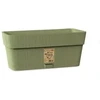 Stefanplast Flower box with tray Ethica 30x13x12cm žalias