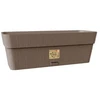 Stefanplast Flower box with tray Ethica 50x18x17cm ruda