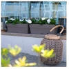 Stefanplast Flower box with tray Ethica 30x13x12cm ruda