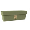 Stefanplast Flower box with tray Ethica 50x18x17cm žalias