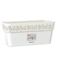 Stefanplast Vazonas OPERA GAIA lovelis su vand. rez. 2,75 L 30x13x12 cm balta sp. 88700 STEF