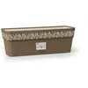 Stefanplast Self-watering planter Gaia Ruda Plastmasinis (19 x 17 x 49,5 cm)
