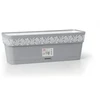 Stefanplast Self-watering planter Gaia Pilka Plastmasinis (19 x 17 x 49,5 cm)
