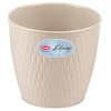 Stefanplast Flower pot Liberty Ø20x19cm baltas
