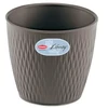 Stefanplast Flower pot Liberty Ø20x19cm pilkas