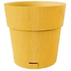 Stefanplast Flower pot with tray Ethica Ø25x25cm mustard yellow