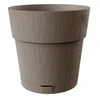 Stefanplast Flower pot with tray Ethica Ø15x15cm ruda