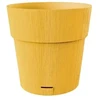 Stefanplast Flower pot with tray Ethica Ø15x15cm mustard yellow