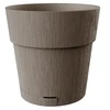 Stefanplast Flower pot with tray Ethica Ø25x25cm ruda