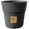 Stefanplast Flower pot with tray Ethica Ø25x25cm pilkas