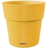 Stefanplast Flower pot with tray Ethica Ø30x29cm mustard yellow