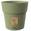 Stefanplast Flower pot with tray Ethica Ø25x25cm žalias