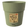 Stefanplast Flower pot with tray Ethica Ø15x15cm žalias