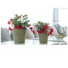 Stefanplast Flower pot with tray Ethica Ø40x39cm žalias