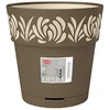 Stefanplast Self-watering pot Gaia Ruda Plastmasinis (25 x 25 x 25 cm)