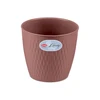 Stefanplast Gėlių vazonas Liberty Ø16x15cm rudas