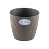 Lumarko Stefanplast Gėlių vazonas Liberty Ø20x19cm pilkas