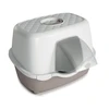 Stefanplast Kačių tualetas Tres Chic Outdoor 56x54,5x39cm balta šviesiai pilka