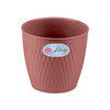 Lumarko Stefanplast Vazonas Liberty Ø20x19cm rudas