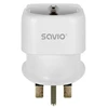 Savio Adapteris kelioninis, gniazdo EU - wtyk UK AP-04