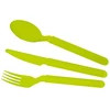 Style Cutlery set (fork, peilis, spoon) Trippy žalias