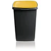 Style Waste container Eco solution 45L 37x36x53.5cm dark pilka/yellow