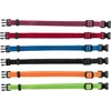 Trixie Junior Antkaklių kompl., M–L 22–35 cm/10 mm, 6 vnt. juodas, raudonas, mėlynas (pak. 6)