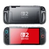 „Supcase Crystal“ dėklas, skirtas „Nintendo Switch 2“ – permatomas juodas
