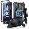 Supcase iBlason ArmorBox Clip Mag telefono dėklas su MagSafe palaikymu Samsung Galaxy S26 Ultra (S948) juodas