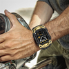 Auksinės spalvos / juoda apyrankė – dėklas Apple Watch 10 (46 mm) laikrodžiui „Supcase UB Ore”