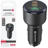 Įkroviklis Swissten Car Charger 2x USB-C PD / USB / 95W