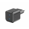Swissten GaN PD 2x USB-C kelioninis įkroviklis 20W