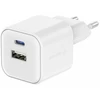 Swissten kelioninis įkroviklis GaN USB-C 35W PD / USB-A 27W QC