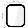 Tech-Protect Glass Flex+ 2-pack for Apple Watch 40mm – Juodas