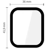 Tech-Protect Glass Flex+ 2-pack for Apple Watch 44mm – juodas