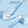 Kabelisis 60W 1m USB-C - USB-C T-Phox Gentle Juodos spalvos