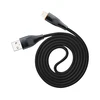 Kabelis 3A 1m USB - Lightning T-Phox X-Lite juodos spalvos