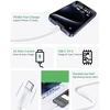 T-PHOX CC15 SERIJOS USB-C/USB-C LAIDAS 60W 3A Baltas
