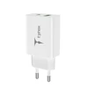 Tinklo įkroviklis T-PHOX SPEEDY USB-C 20W + USB 18W QC 3.0 baltos spalvos