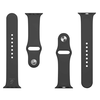 Tactical 456 silikoninė apyrankė skirta Apple Watch 1/2/3/4/5/6/7/8/9/SE 38/40/41mm juodos spalvos