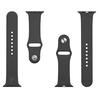 Tactical Išmaniojo laikrodžio Apple silikoninis dirželis, Juodos spalvos, 42/44/45mm