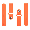 Išmaniojo laikrodžio Xiaomi Mi silikoninis dirželis, Oranžinės spalvos, 22mm