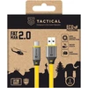 Tactical „Fat Man 2.0“ duomenų perdavimo ir įkrovimo laidas | USB-A į USB-C | 60 W | 1 m | geltonas