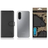 Tactical Field Notes knygos tipo telefono dėklas, skirtas Samsung Galaxy A17 5G, juodas