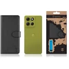 Dėklas Tactical Field Notes Motorola Moto G86 juodos spalvos