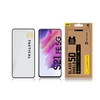 Tactical apsauginis stiklas Shield 5D skirtas Samsung Galaxy S21 FE 5G su juodos spalvos krašteliu