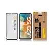 Tactical apsauginis stiklas Shield 5D skirtas Samsung Galaxy A23 5G su juodos spalvos krašteliu