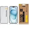 Tactical apsauginis stiklas Shield 5D skirtas Apple iPhone 15 Plus su juodos spalvos krašteliu