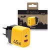 Tactical Microgrid GaN 45W įkroviklis geltonos spalvos